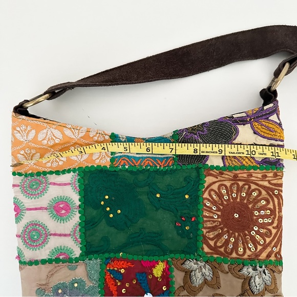 Fairtrade Patchwork Crossbody Bag•Sustainable - Picture 10 of 14